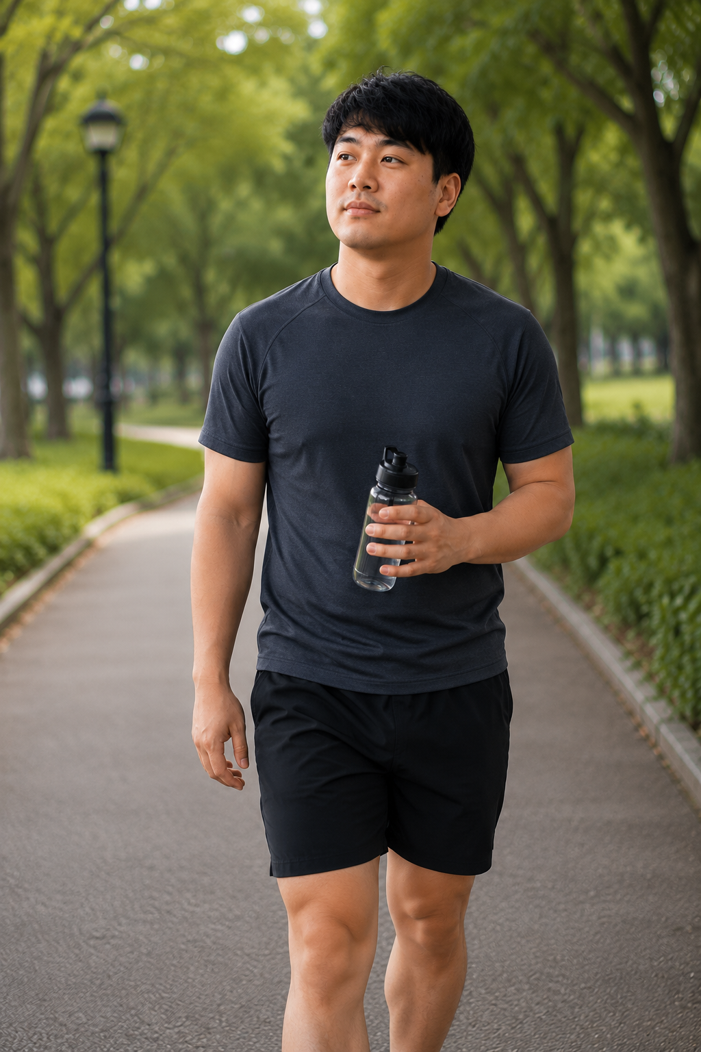 好示範：運動中的自然生活照